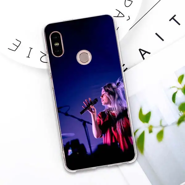 Силиконовый чехол Singer Star Billie Eilish для Xiaomi mi 9 8 A2 Lite Play mi x3 Red mi 6 6A Note 6Pro 7 Pro мягкий чехол для телефона из ТПУ - Цвет: 07