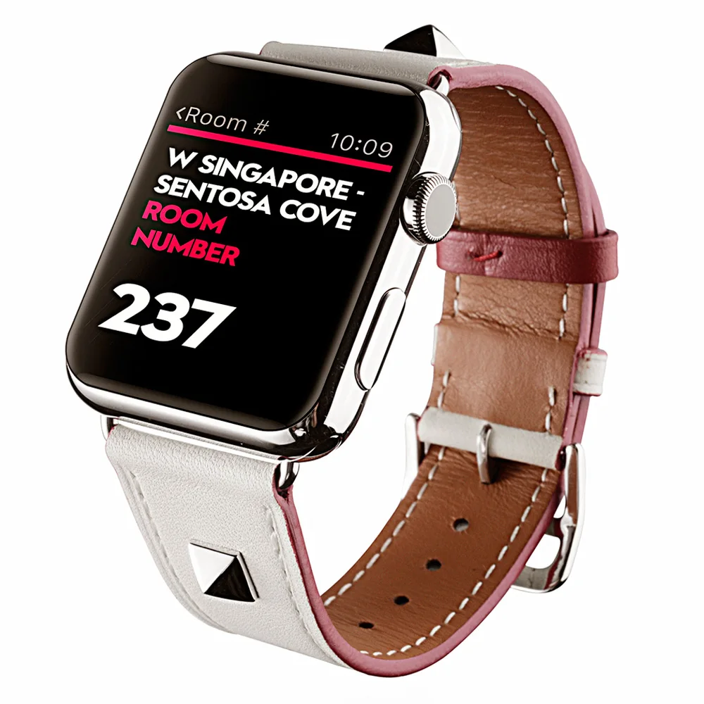 Aivtalk верхней часовой бренд аксессуары кожаный ремешок для Apple Watch группа 42 мм и