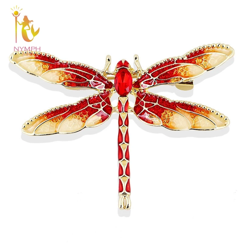 [Нимфа] Fine Jewelry Стрекоза циркон брошь простой и стильный Броши бренд класса люкс