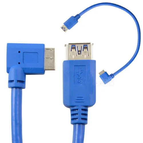 USB 3 0 AF для Micro 90 градусов локоть правой изогнутые мобильного жесткий диск