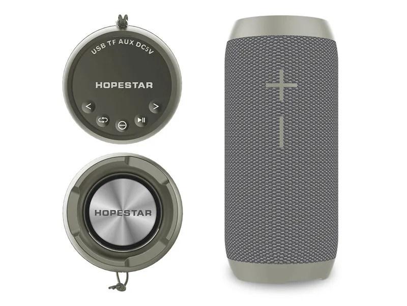 HOPESTAR P7 EStgoSZ Bluetooth динамик беспроводной Водонепроницаемый IPX6 Колонка коробка бас мини сабвуфер Портативный с TF карта USB FM микрофон