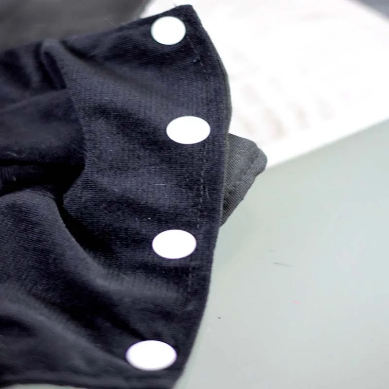 Крутой черный щенок роскошный плащ пальто одежда костюм маленькая куртка для