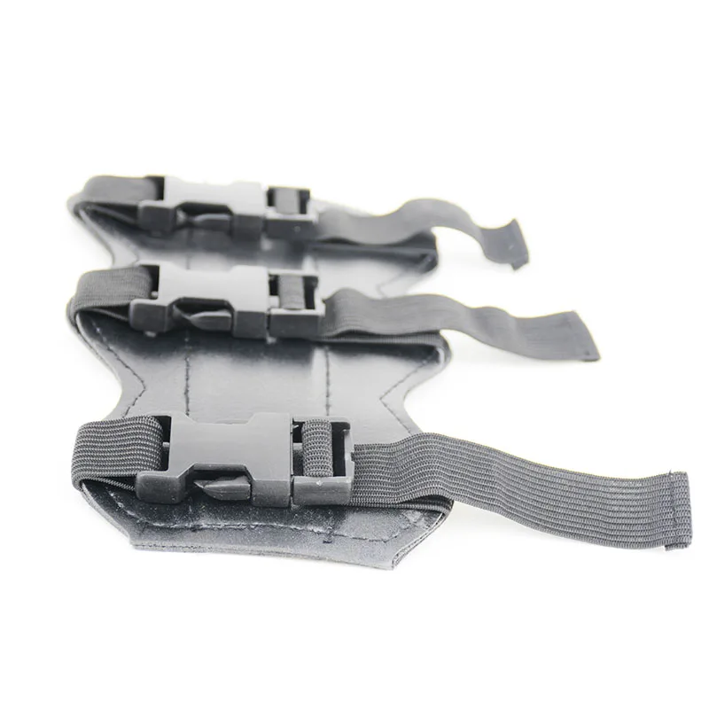 Защита предплечья для стрельбы из лука 3 ремешка камуфляжный кожаный Рекурсивный