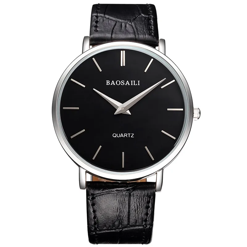 BSL1043 BAOSAILI брендовые тонкие часы с циферблатом японские водонепроницаемые