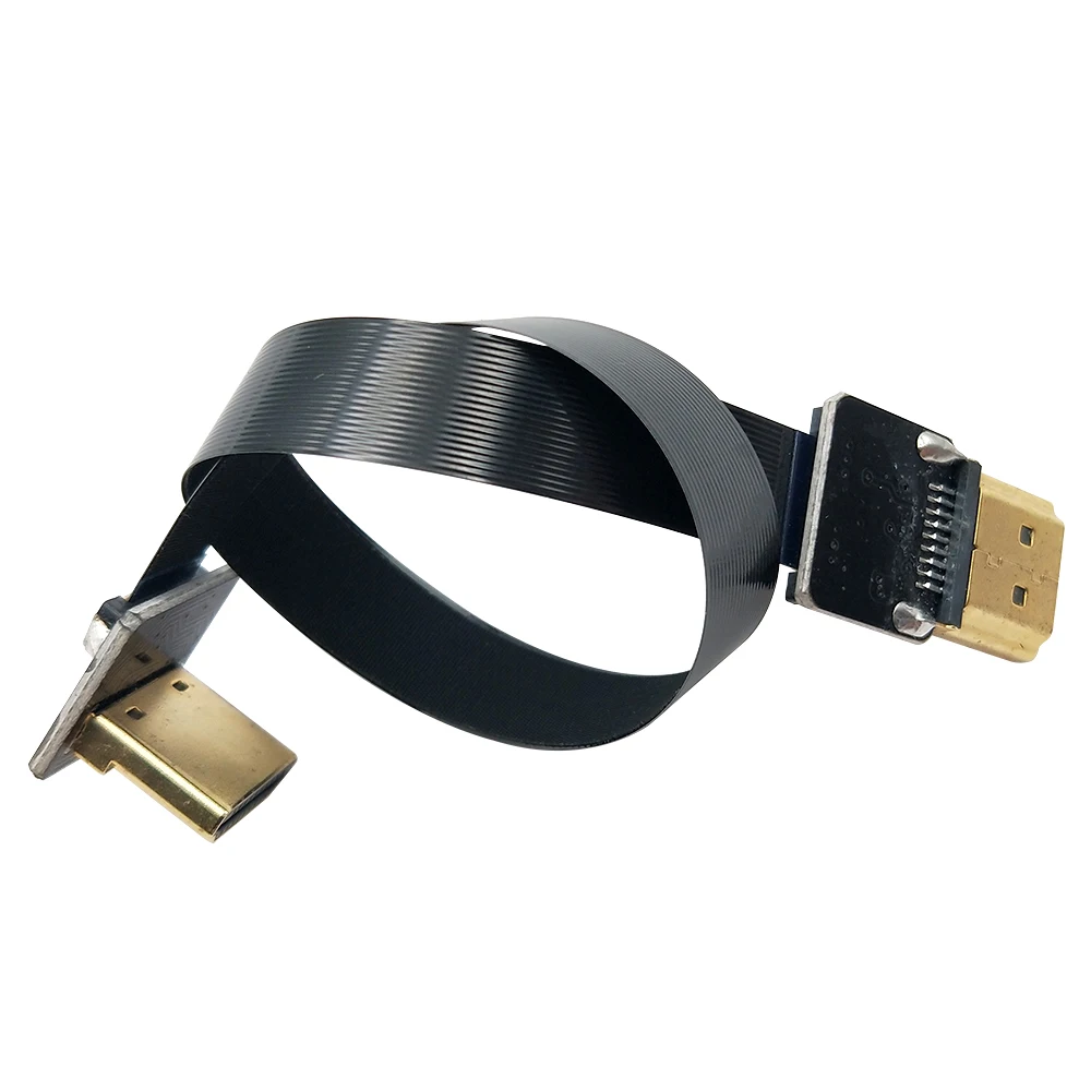 Danspeed FPV HDMI type A Male to Male M/M HDTV, FPC плоский кабель для аэрофотосъемка подключение видео устройства к HDMI 20 см