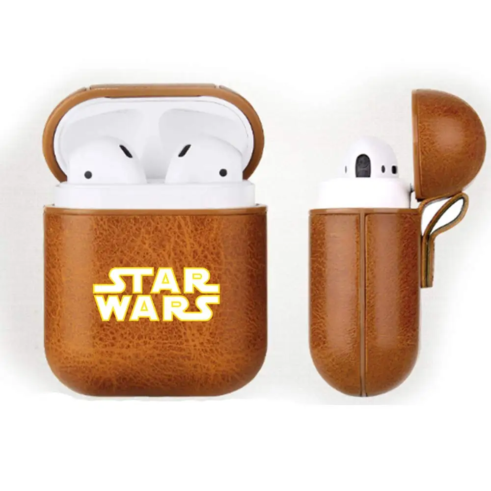 Star Wars мини Airpods чехол Беспроводная Bluetooth коробка для наушников защитная
