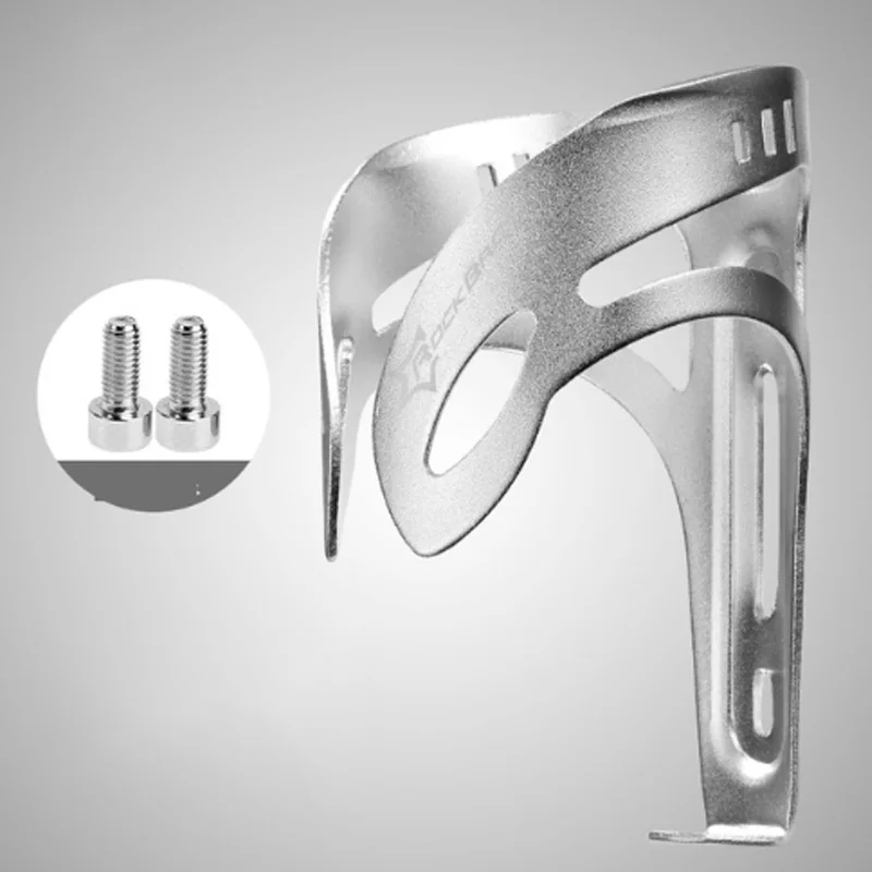 Style2 Sliver Holder ROCKBROS велосипедный велосипед велосипедный держатель для бутылки с водой клетка стойка алюминиевый держатель и регулируемое оборудование Крепление Адаптер руль зажим - Цвет: Style2 Sliver Holder