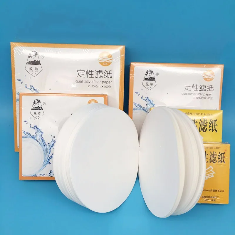 Качественная фильтрующая бумага диаметром 15 см циркулярная для обнаружения