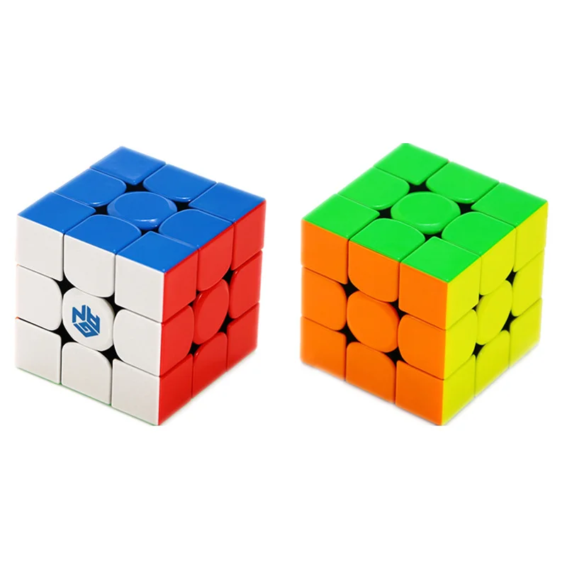 Ган 354 м Магнитный пазл волшебный Скорость куб 3x3 Stickerless кубик рубика