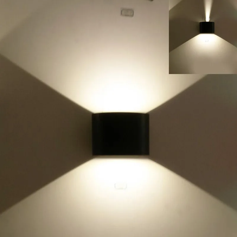 Регулируемый светодиодный настенный светильник QLTEG уличная водонепроницаемая