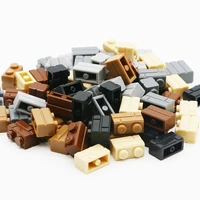 compatible military city castle building blocks wall house parts mini figure accessories moc brick construction toy for children