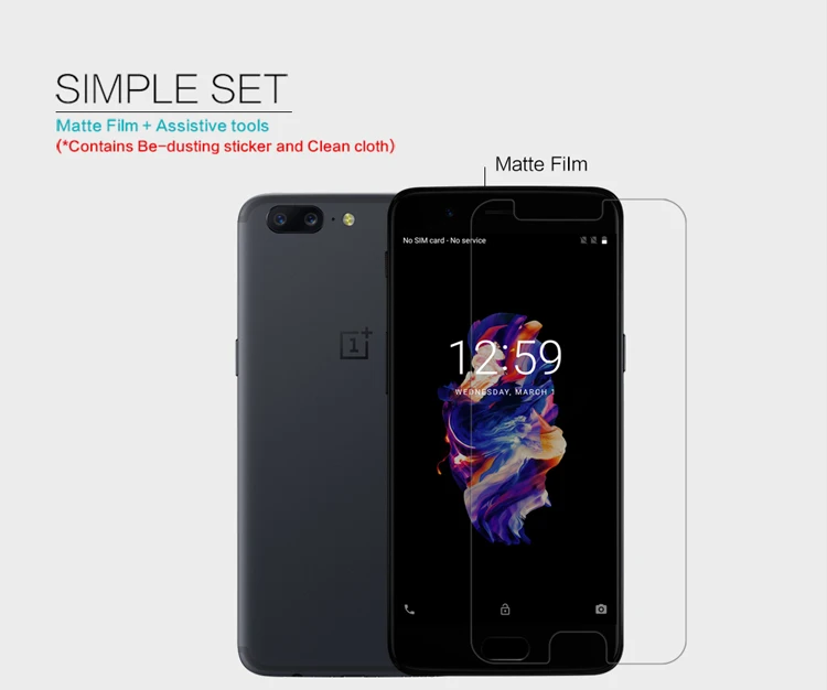 Защитная пленка для экрана Oneplus 5, 2 шт./лот, NILLKIN, суперпрозрачная или матовая защитная пленка для One Plus 5, A5000, Oneplus5, 5,5 '', пленка для экрана