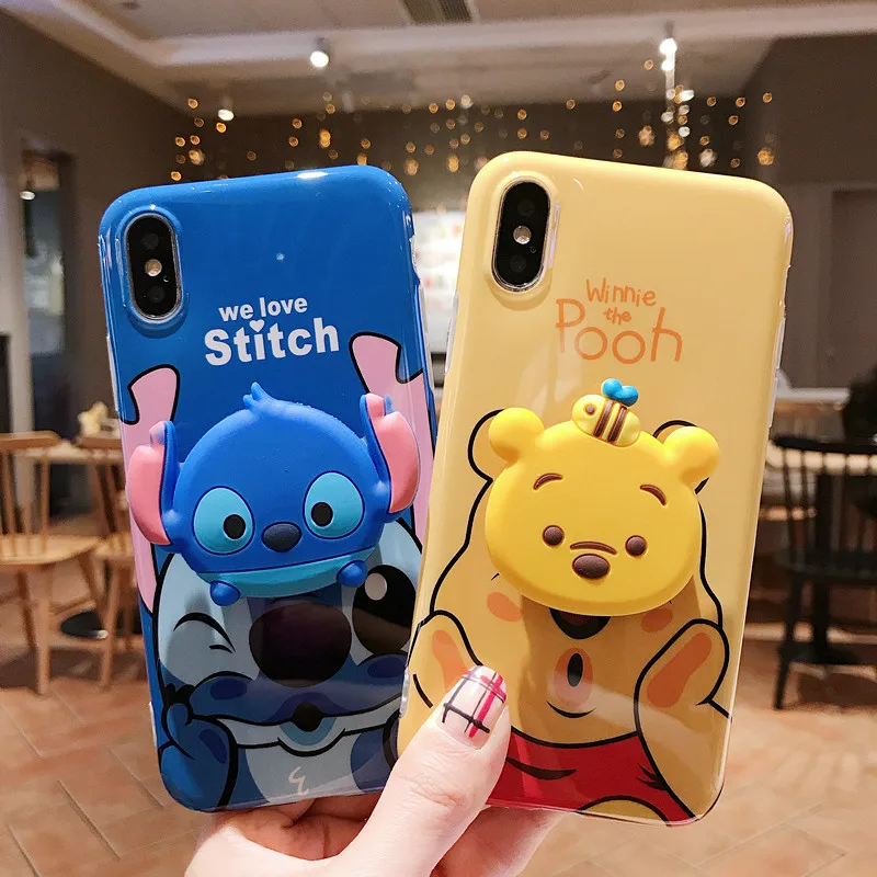 Чехол для iPhone XS max мультфильм Ститч Дораэмон История игрушек Милая задняя крышка