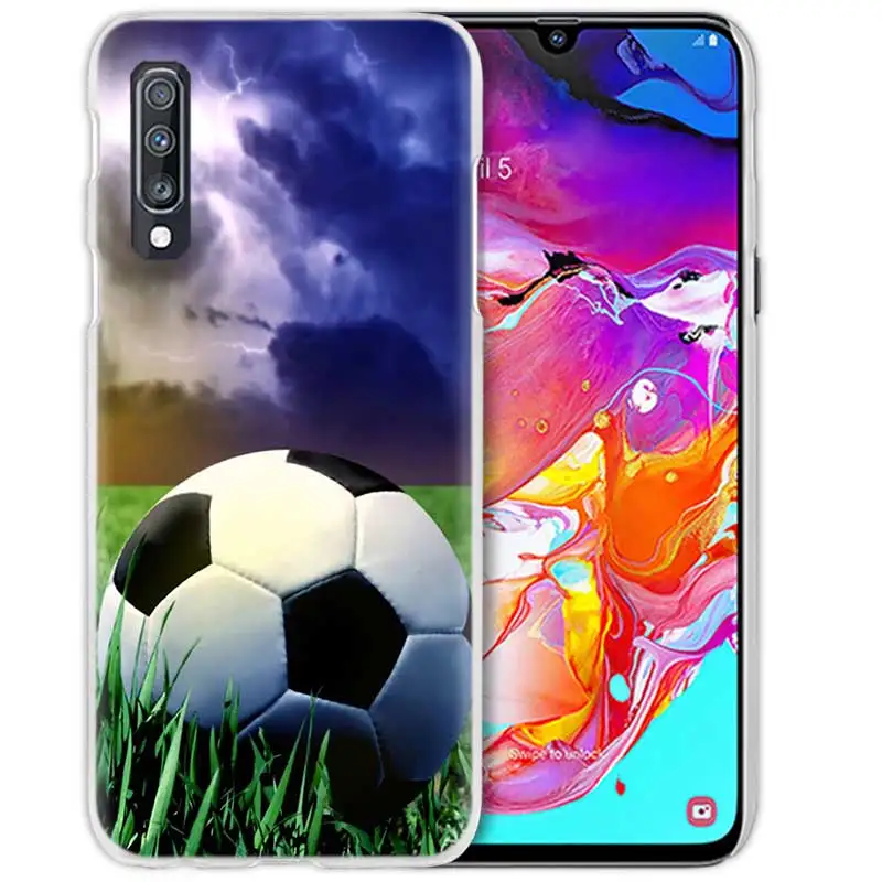 06 Футбол поле чехол для samsung Galaxy A50 A70 A20e A60 A40 A30 A20 A10 A8 A6 плюс A9 A7 жесткий чехол PC Fundas чехол для телефона чехол - Цвет: 06