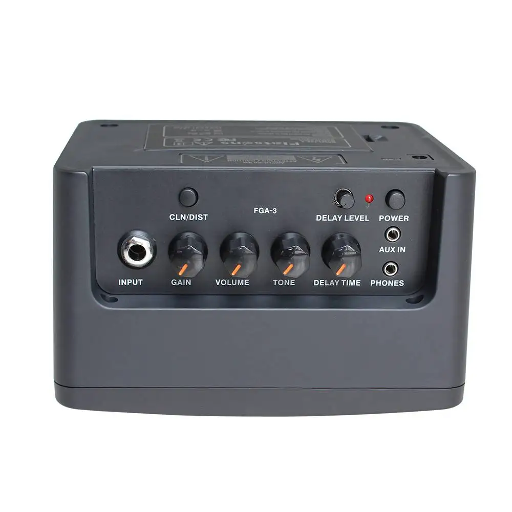 LEORY FGA-3 CH2.0 мини портативный усилитель Bluetooth гитарный усилитель, динамик 3 Вт USB DC9V домашний усилитель 166x124x98 мм
