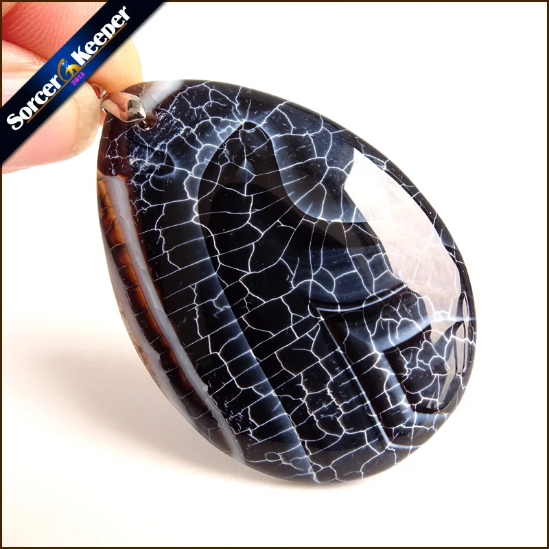 Настоящий женский натуральный Bijoux Femme колье подвески ручной работы Ботсвана оникс бусы из камня Агата для изготовления ювелирных изделий ZS165