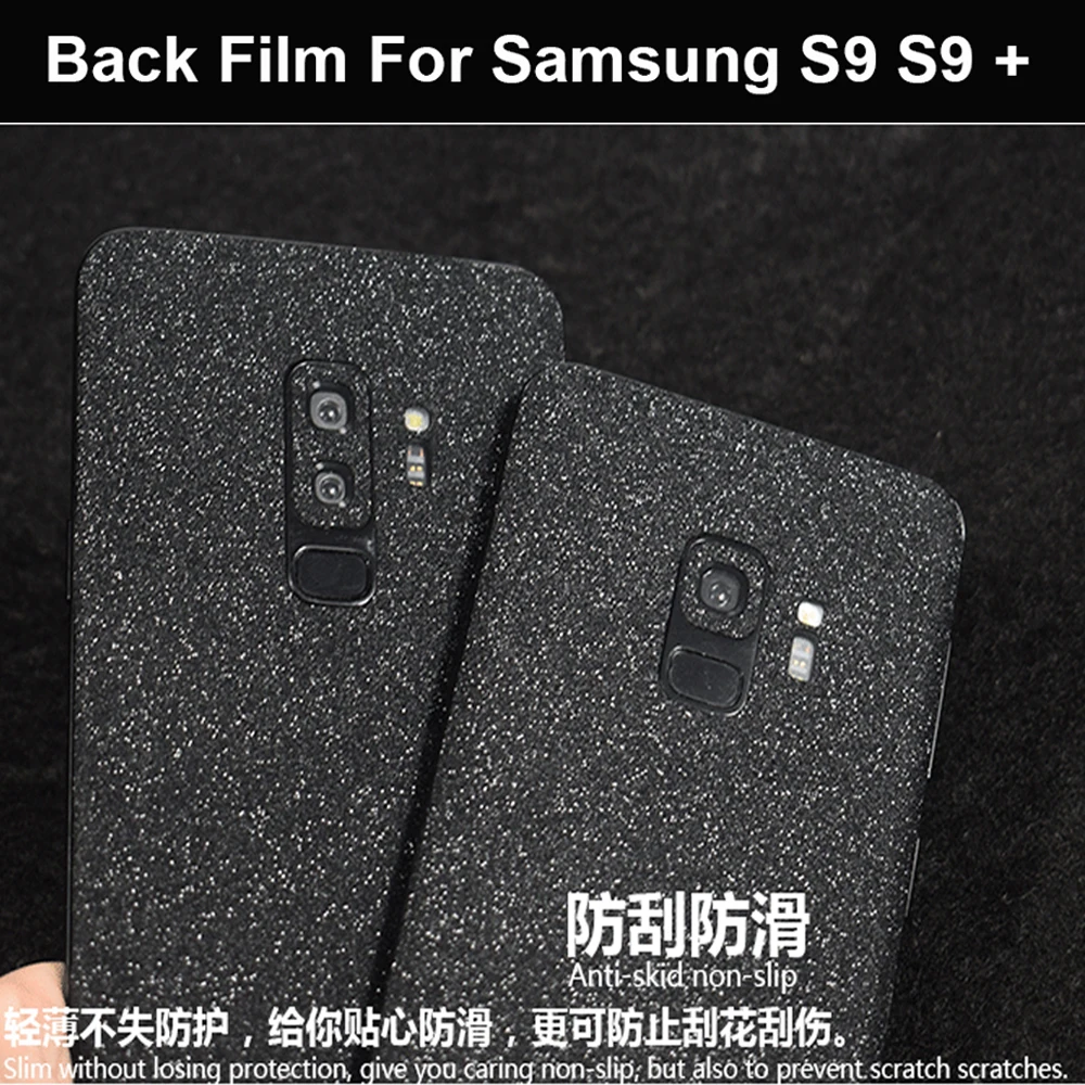 Задняя пленка для Samsung Galaxy S9 Plus S8 Note 9 8 новая матовая Мерцающая защитная наклейка +