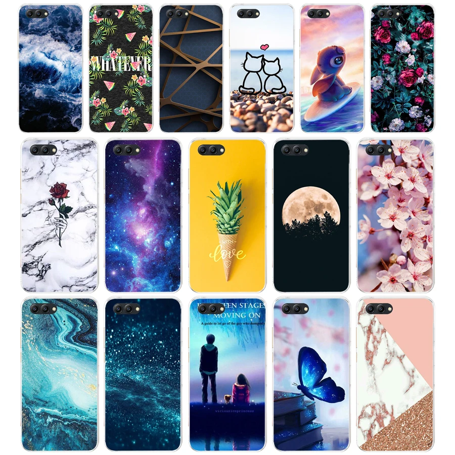 N силиконовый чехол для телефона 5 84 дюйма huawei honor 10 9 мягкая задняя крышка из ТПУ