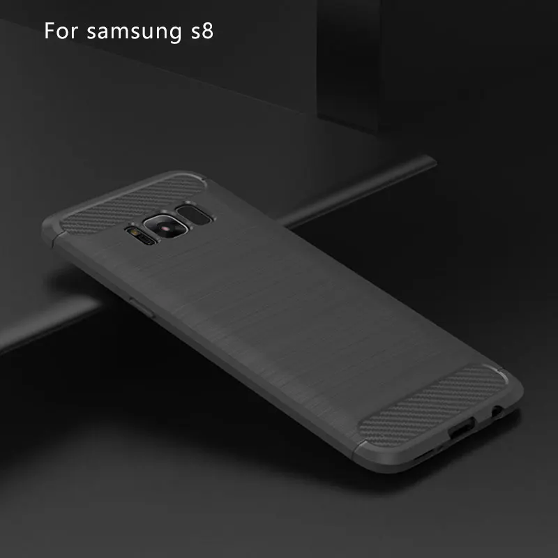 Тонкий мягкий чехол для телефона samsung s7 s8 s9 нескользящий матовый Силиконовый чехол для телефона для galaxy s7edge s8 plus s9 plus tpu чехол