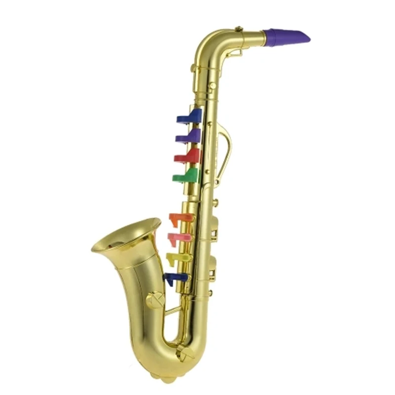 STARWAY бренд саксофоны Sax игрушечный музыкальный инструмент подарок с 8 цветные