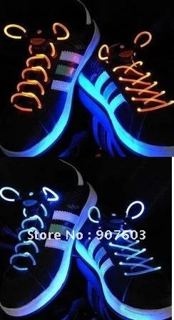 superbright new LED shoelace, flashing shoelace, LED shoelace, glow shoelace