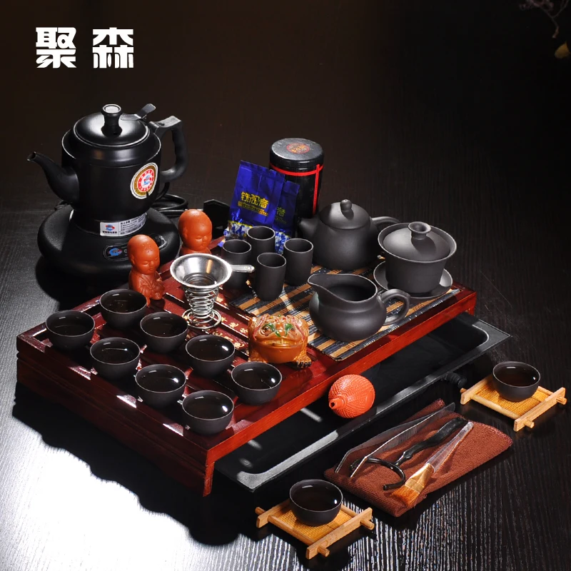 Поли Sen чайник чайный набор фиолетовая чашка чайные сервизы Чай дерево