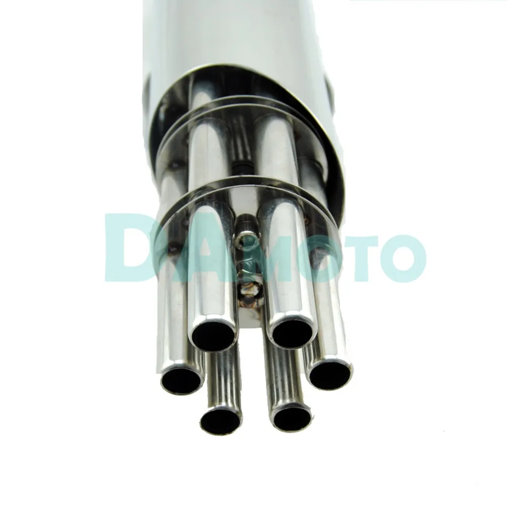 Универсальный вращающийся пистолет Gatling глушитель выхлопной трубы