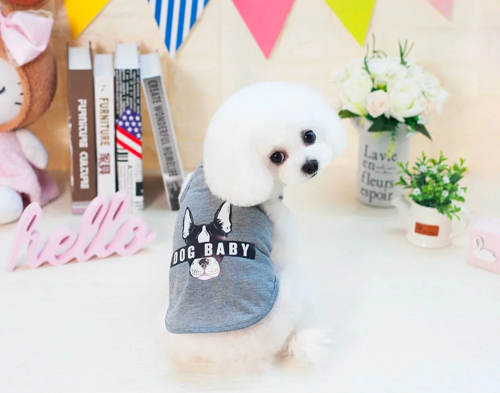 Новый Милый Корея dogbaby Pet Товары для собак жилет пальто щенок одежда на весну и