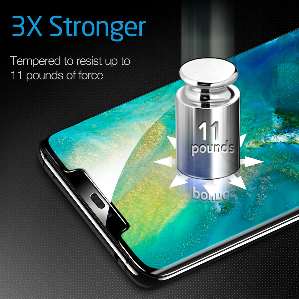 ESR Защита экрана для huawei mate 20 Pro закаленное стекло 3D 9 твердость HD полное покрытие Защитная пленка для huawei mate 20 Pro