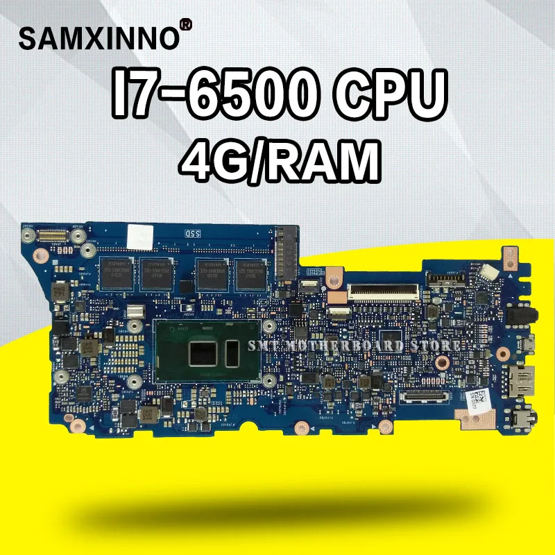UX305UA MB._ 4G RAm /I5 6200U для For Asus ZenBook ux305заux305ua UX305U материнская плата ноутбука