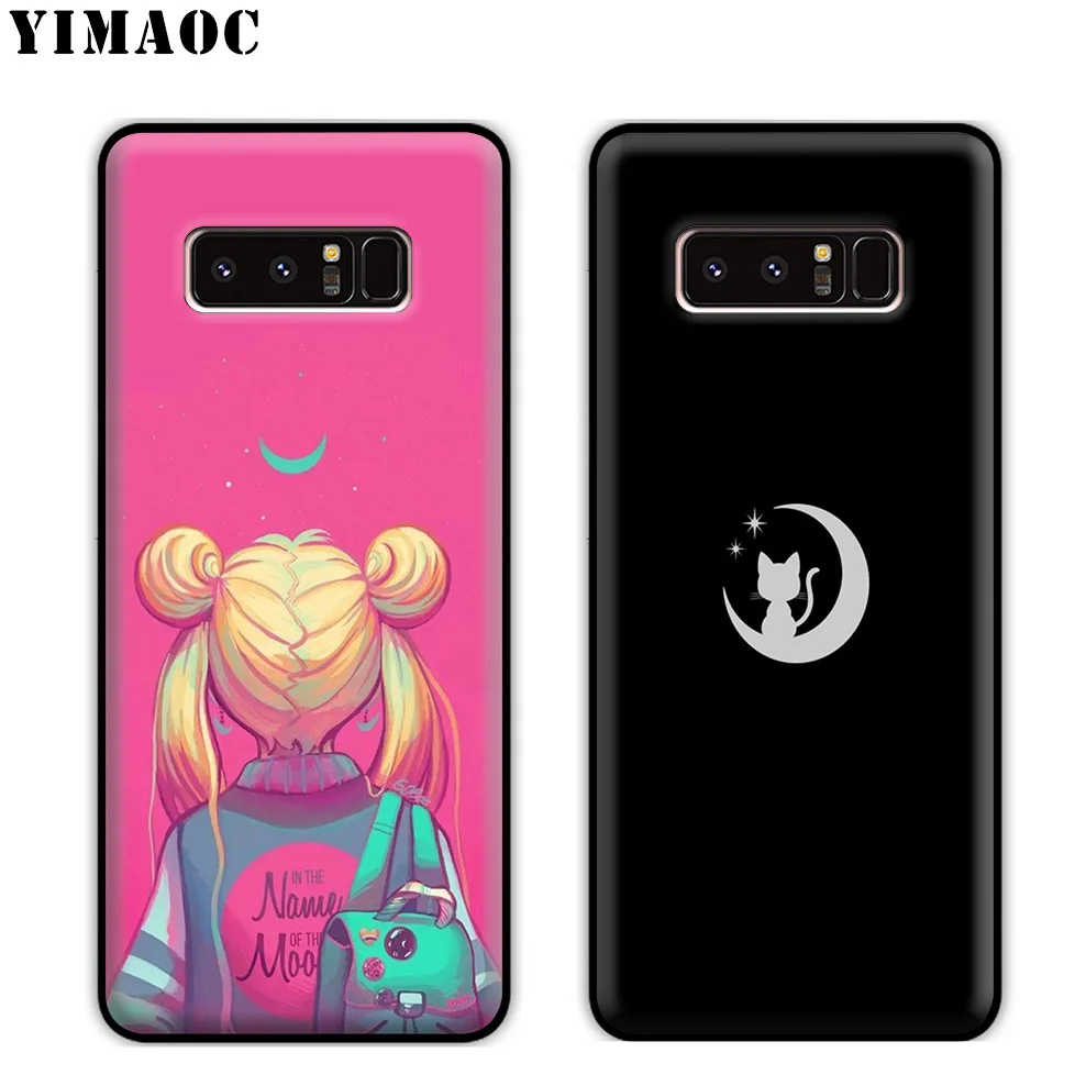 YIMAOC Сейлор Мун Аниме Мягкий силиконовый чехол для samsung Galaxy S10 S10e S9 S8 Plus S7 S6 Edge J6 |