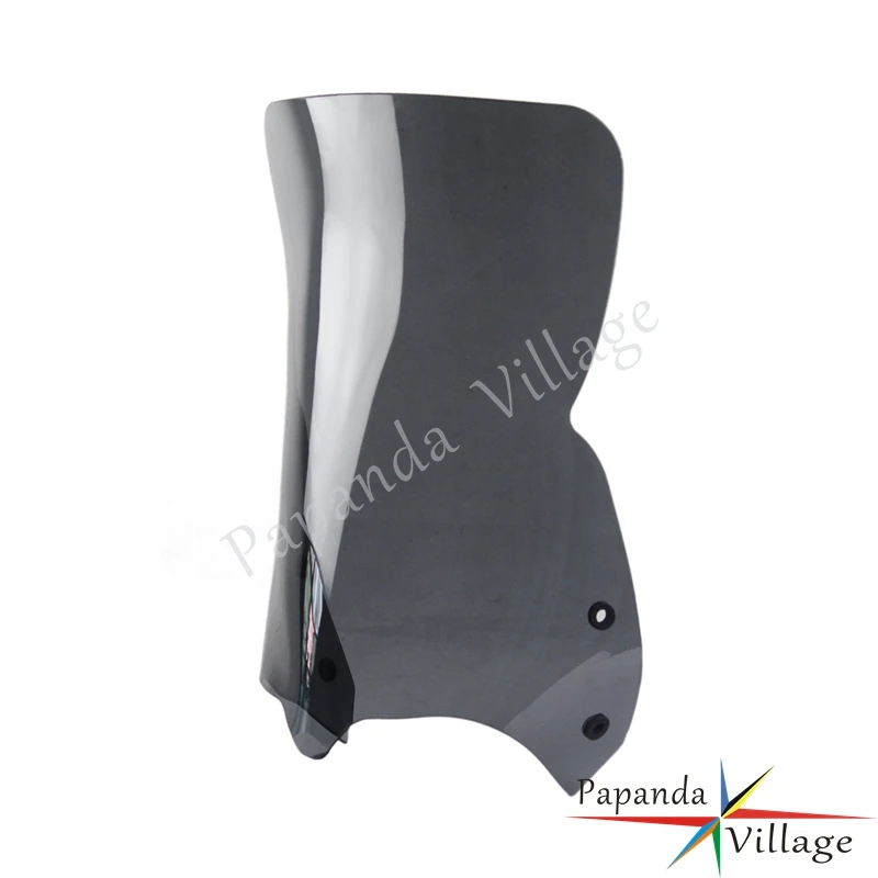 Мотоциклетные темно серые ветрозащитные дефлекторы Papanda на лобовое стекло для