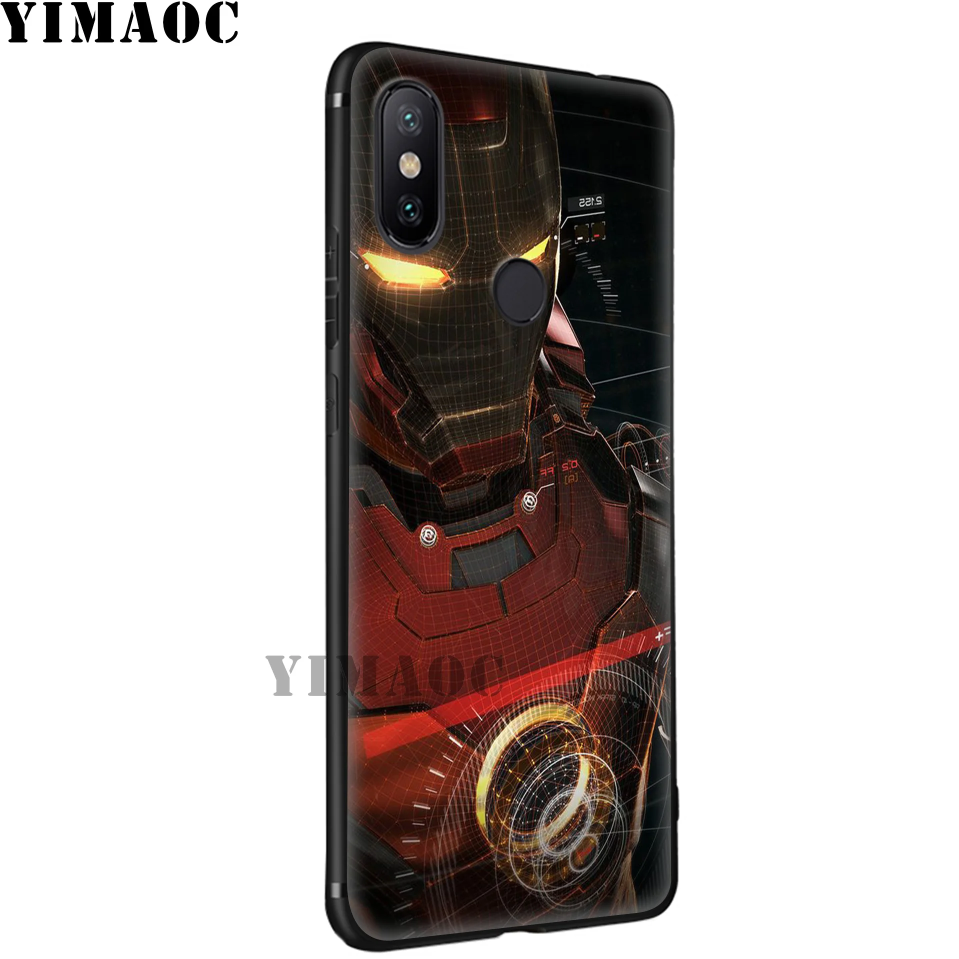 Yimaoc Железный человек с героями комиксов Марвел мягкий силиконовый чехол для Xiaomi