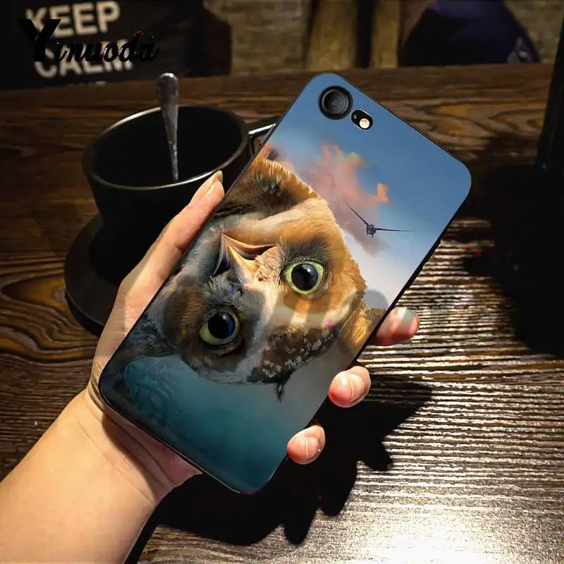 Чехол Yinuoda для iphone 7 6 X милый мягкий силиконовый чехол с изображением животных