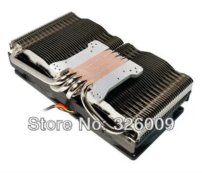 VGA Кулер с двумя вентиляторами 9 см вентилятор 4 тепловыми трубками GTX980 970 r9 290