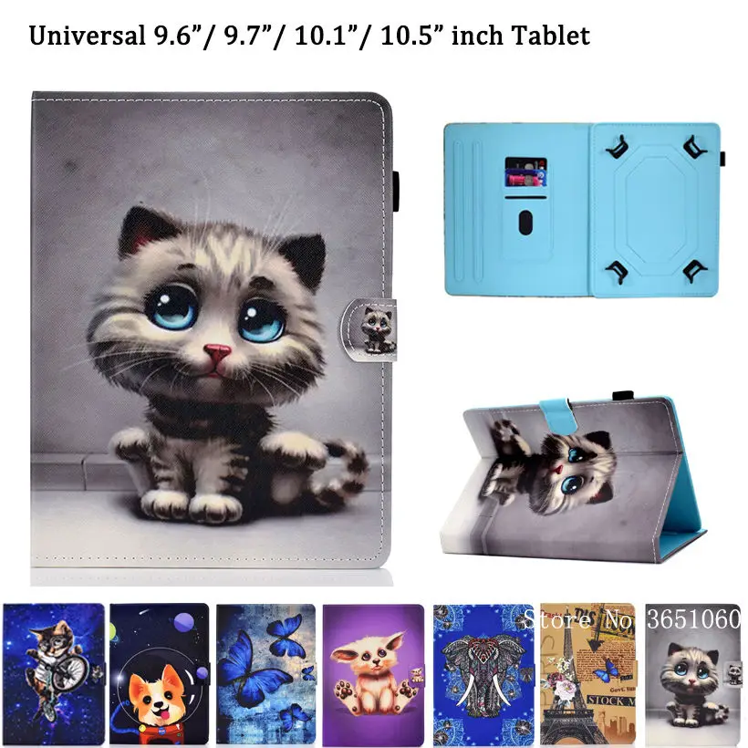 Для huawei MediaPad T3 T5 10 Универсальный чехол для 9 6 7 1 5 дюймов планшета iPad Pro Air подставка