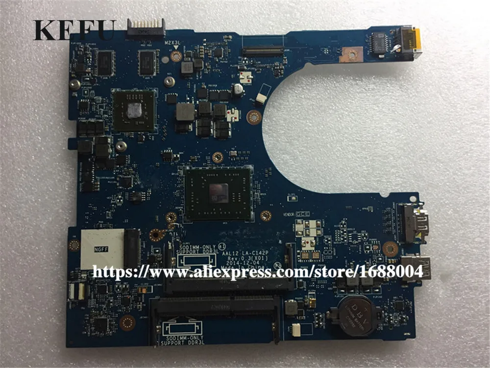 CN 0HVWD для DELL 5555 5455 материнская плата ноутбука Φ с процессором DDR3 100% протестирована