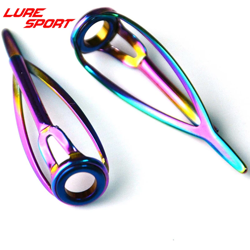 LureSport 5 шт. верхняя направляющая железная Удочка с синим кольцом ремонт удочки