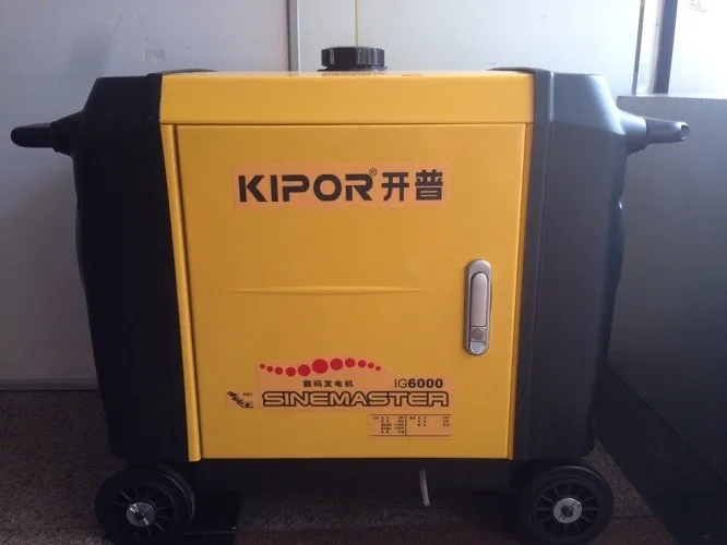 Инверторный генератор IG6000 Kipor 5.5kVA 6.0kVA 220 V/50Hz бесшумный бензиновый генератор для наружного поля