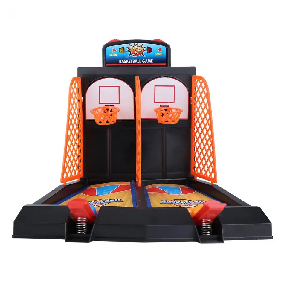 2Players Kids Mini Basketball Shooting Toy Set Funny Pinball Interactive Board Game Children Educationabl Family Sport Home Toy