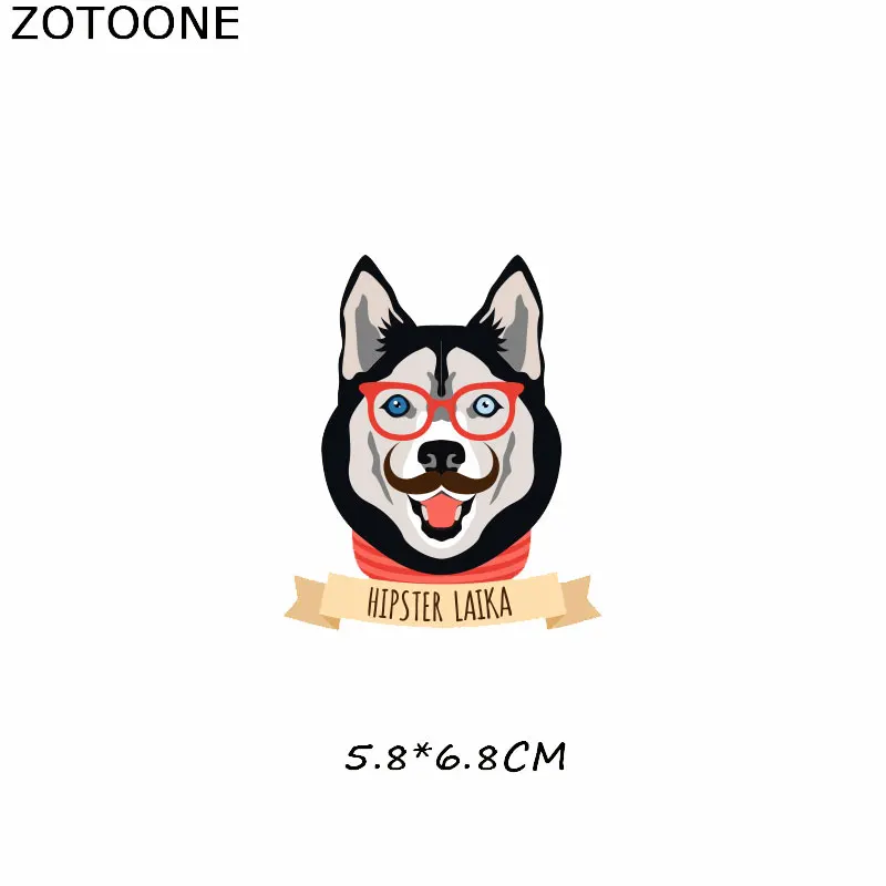 173 ZOTOONE/милые животные, нашивки с полосками, набор, железные Переводные нашивки в форме собак для девочек, детская футболка, одежда, сделай сам, переводные наклейки, G - Цвет: 173