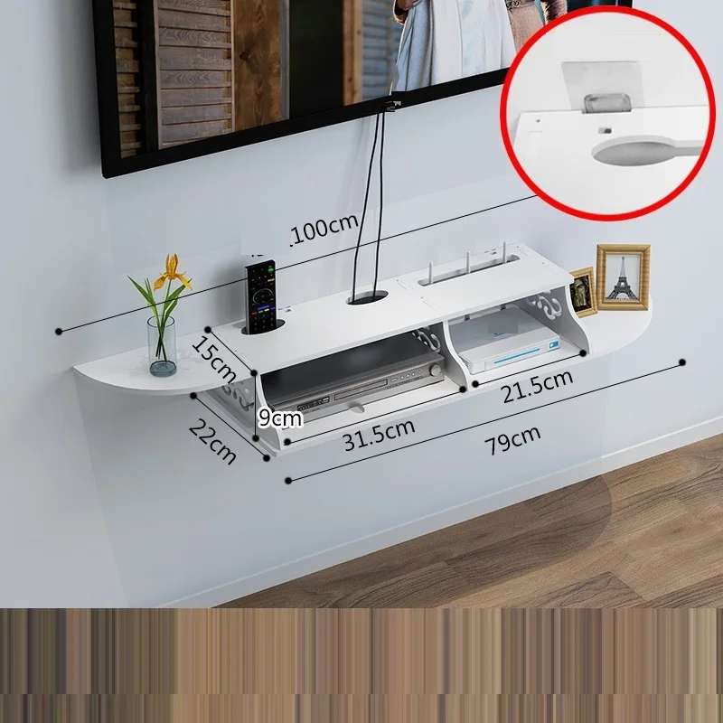 MODEL J Гостиная Европа Беспроводной Wi-Fi украшения маршрутизатор экранирование разъем крышка вешалка стеки ТВ-приставка стойка коробка шкаф для хранения - Цвет: MODEL J