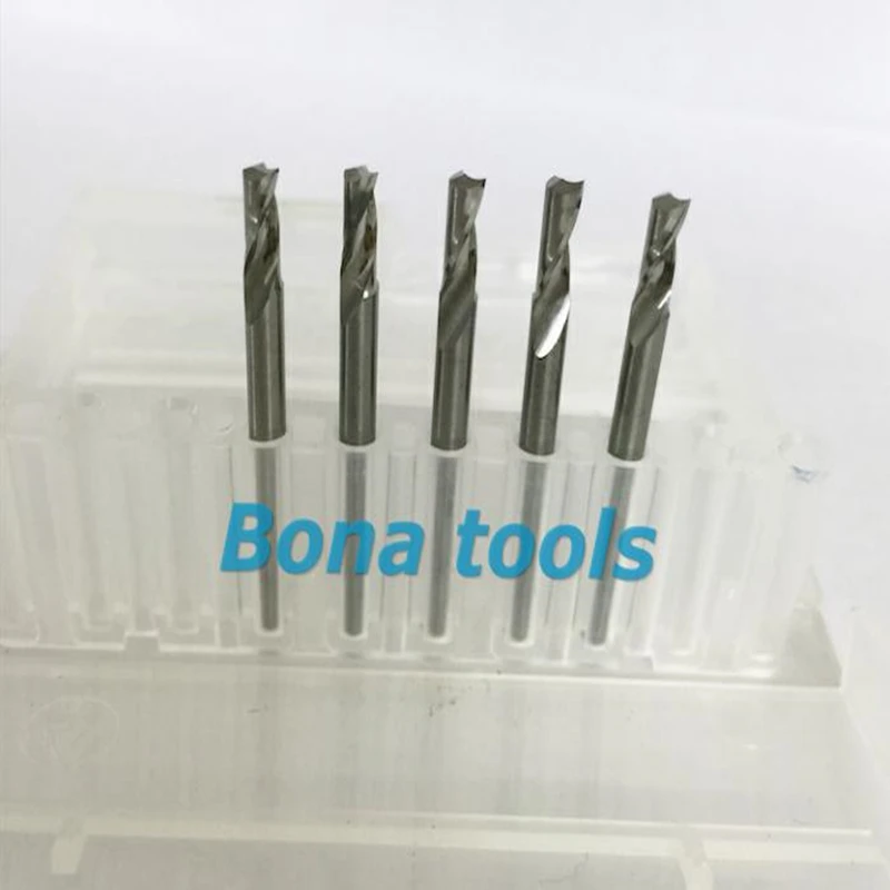Спиральные Фрезы с ЧПУ одной канавкой 1/8 дюйма 6 мм 5 шт.|cnc router bits|router bitaluminium endmill |