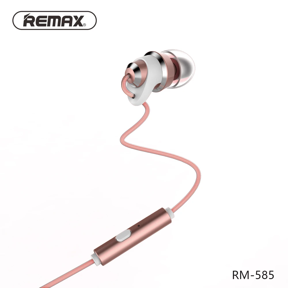 Remax наушники с микрофоном Поддержка управления музыкой для ПК смартфонов RM 585|remax