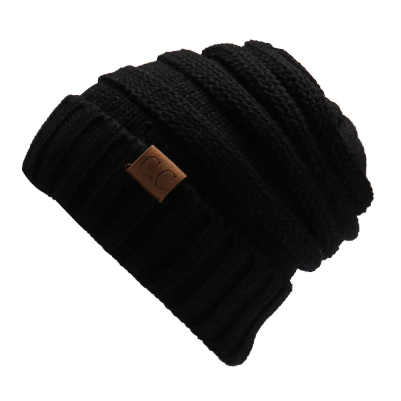 M148 Black CUHAKCI,, шапка в стиле хип-хоп, зимняя, теплая, Skullies, шерстяная, Вязанная, шапка, теплая, флисовая, шапка, женские шапочки, модные женские шапки - Цвет: M148 Black