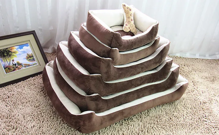 Cheap S m l xl mais tamanho cama do cão de estimação aquecimento casa do cão material macio canil do gato do cão quente inverno para produtos do animal de estimação do gato do cão cw01