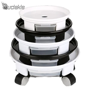 MUCIAKIE Горшок Лотки с универсальным колесом растений плантатор стенд с фотоэлементами