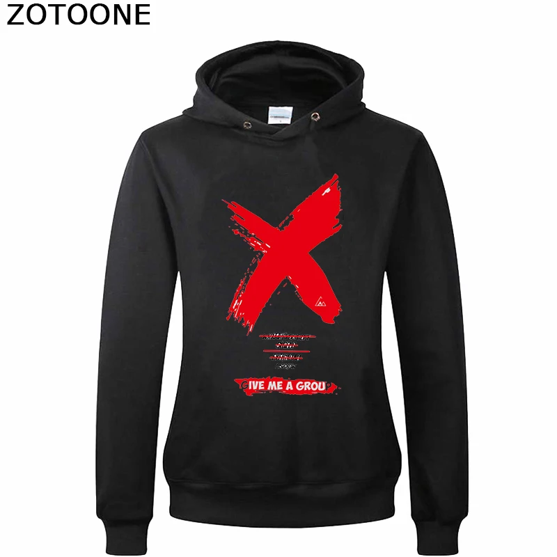ZOTOONE дайте мне группы железа на патчи для одежды теплопередачи для одежды для свитшота X Diy украшения приложения E