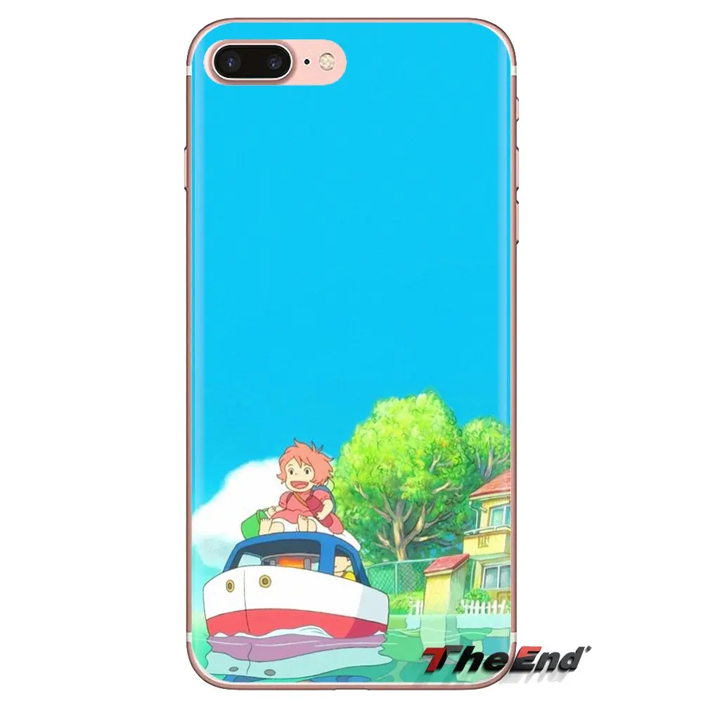 Ponyo On The Cliff For Xiaomi Redmi 4A S2 Note 3 3S 4 4X 5 Plus 6 7 6A Pro Pocophone F1 Transparent Soft Cases Covers |
