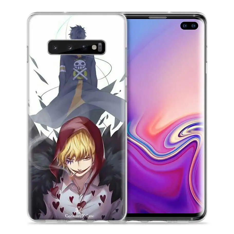 Одна деталь чехол для samsung Galaxy S8 S9 S10 5G S10e S7 Note 8, 9, 10, J4 J6 плюс J5 J8 J3 силиконовый Caso аниме телефон сумки Coque - Цвет: 08